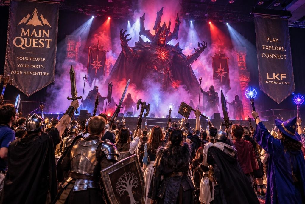Theatrical smoke and dramatic lighting for the Boss battle finale